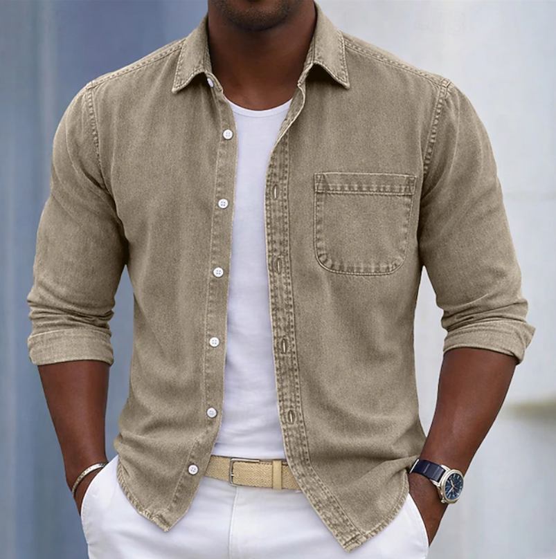 Men's Long Sleeve Shirt | Button-Up