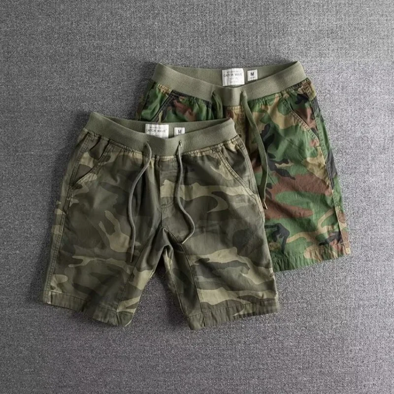 Men's Swim Cargo Shorts | Elastic Waist