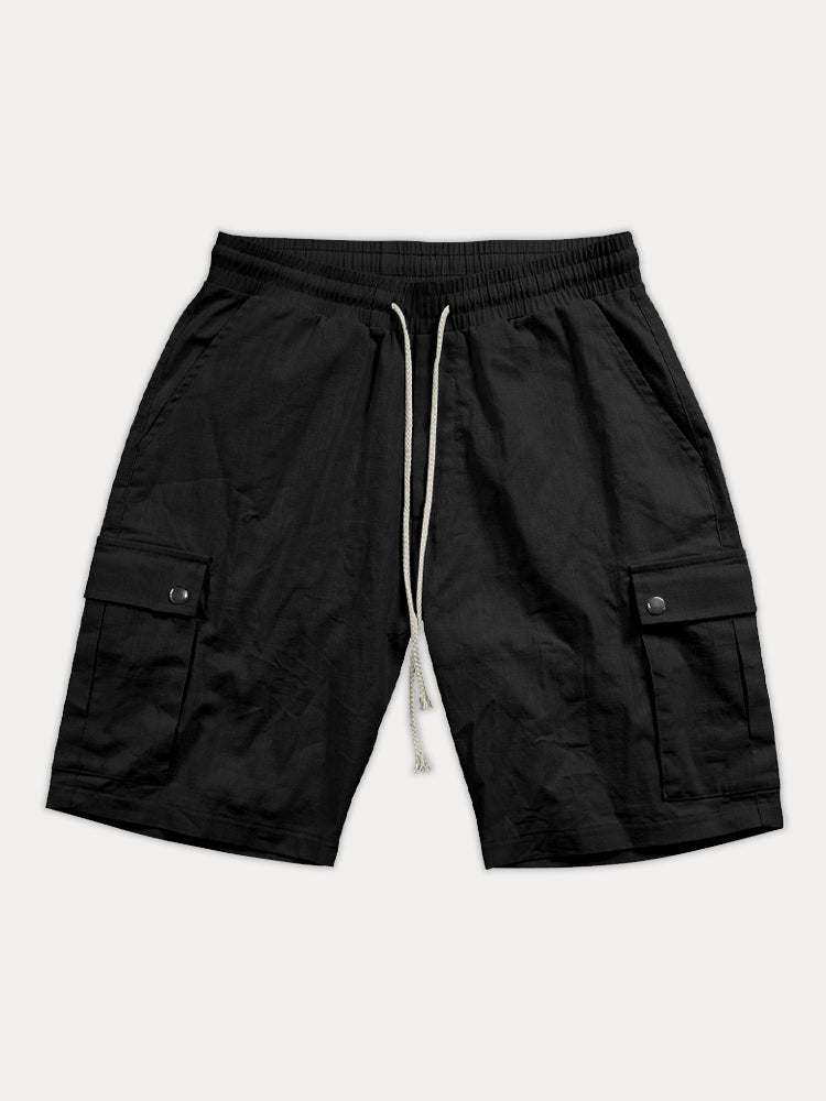 Men's Short Cargo Shorts | Snap Pocket