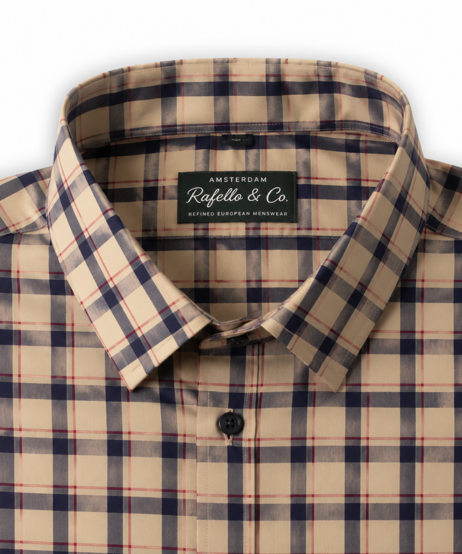 Men's Checked Shirt | Long Sleeve