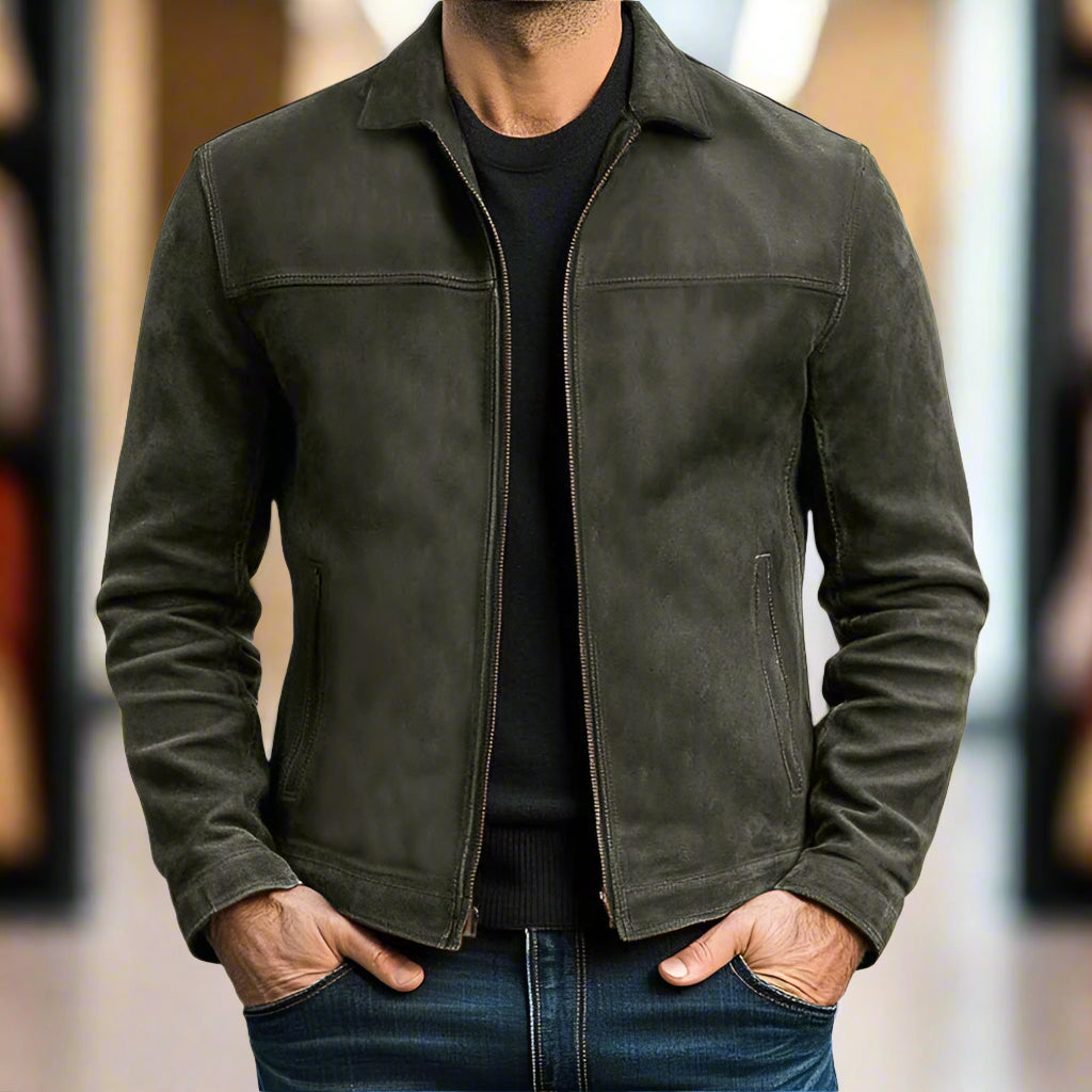 Men's Collared Jacket | Zip Up