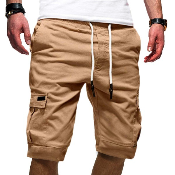Men's Drawstring Cargo Shorts | Side Pocket Design