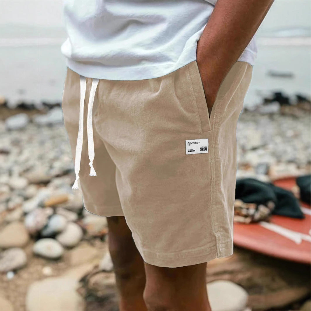 Men's Corduroy Shorts | Drawstring Waist
