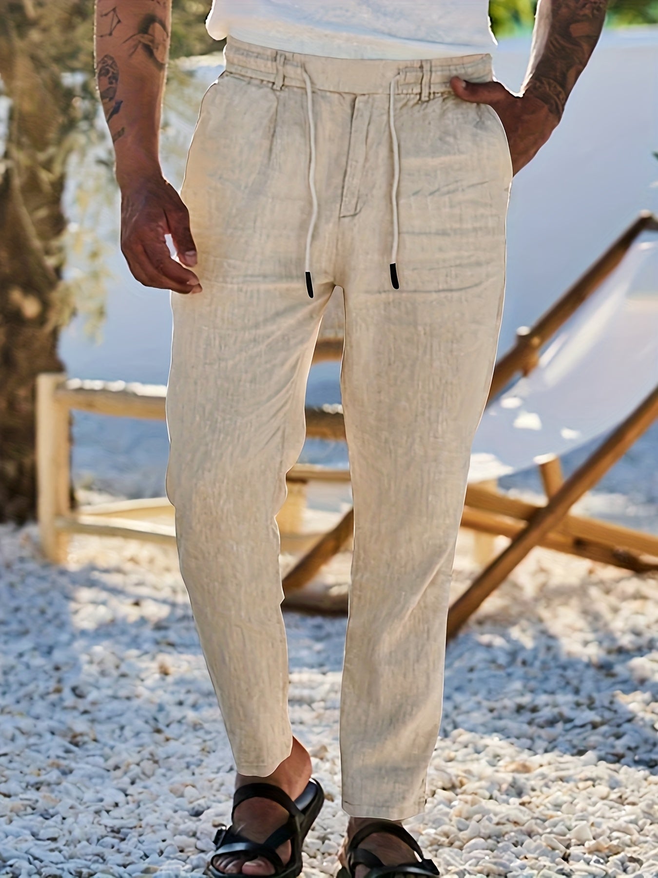 Men's Beach Trousers | Straight Leg