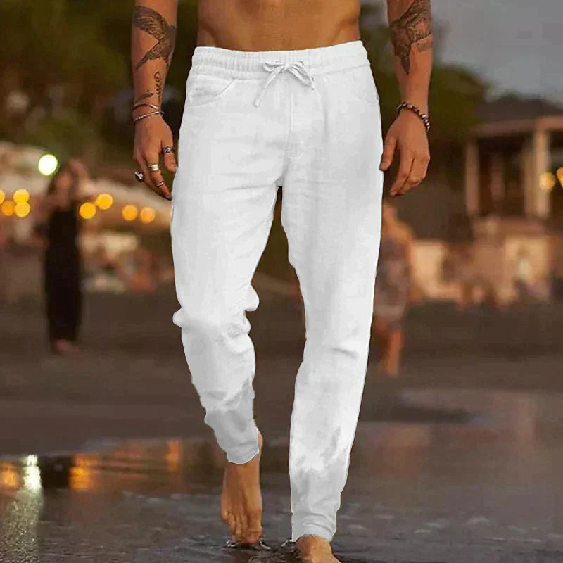 Men's Tapered Trousers | Cuffed Hem