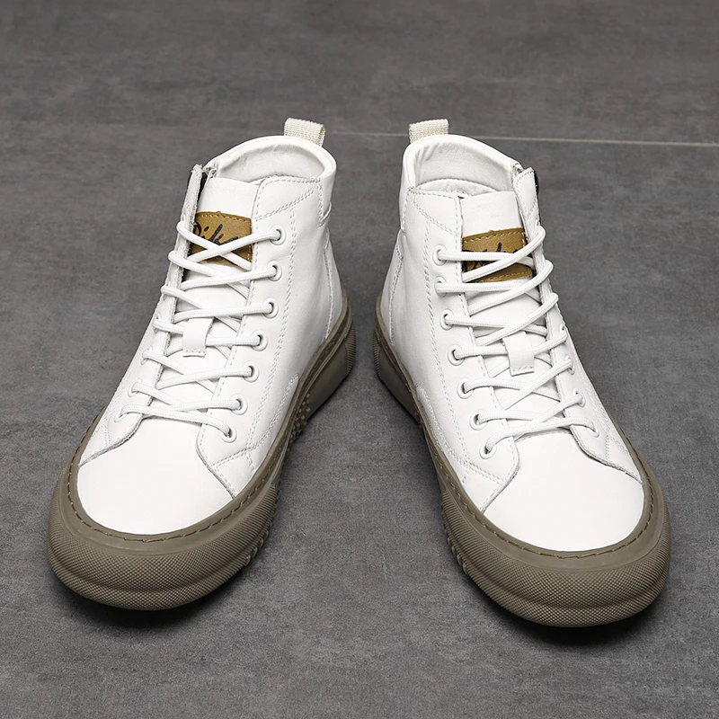 Men's High Top Lace Up Trainers | Chunky Sole
