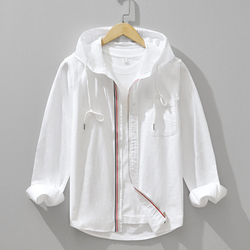 Men's Hooded Overshirt | Zip Up