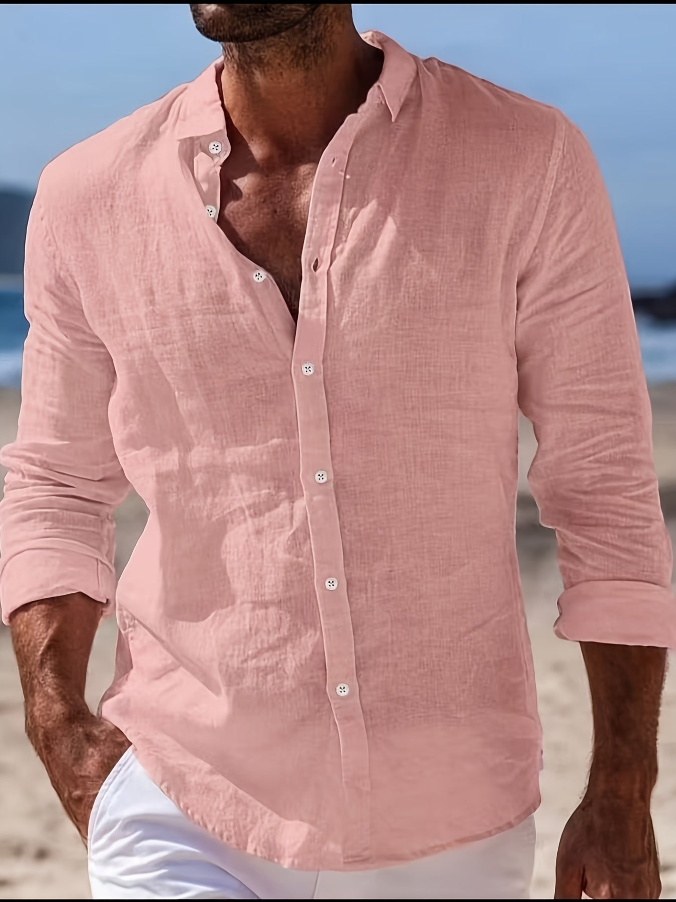 Men's Beach Shirt | Long Sleeve