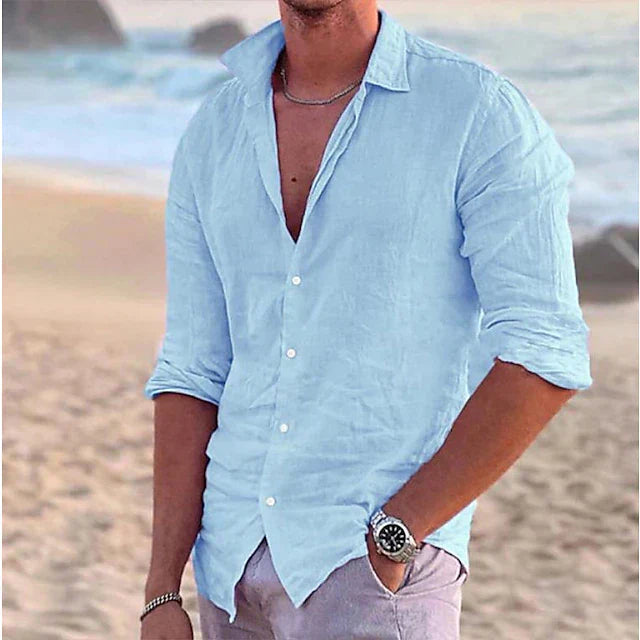 Men's Long Sleeve Shirt | Buttoned