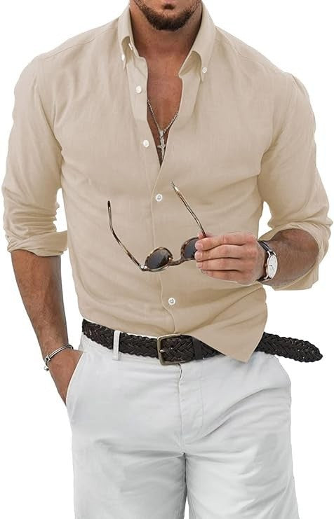 Men's Plain Shirt | Long Sleeve