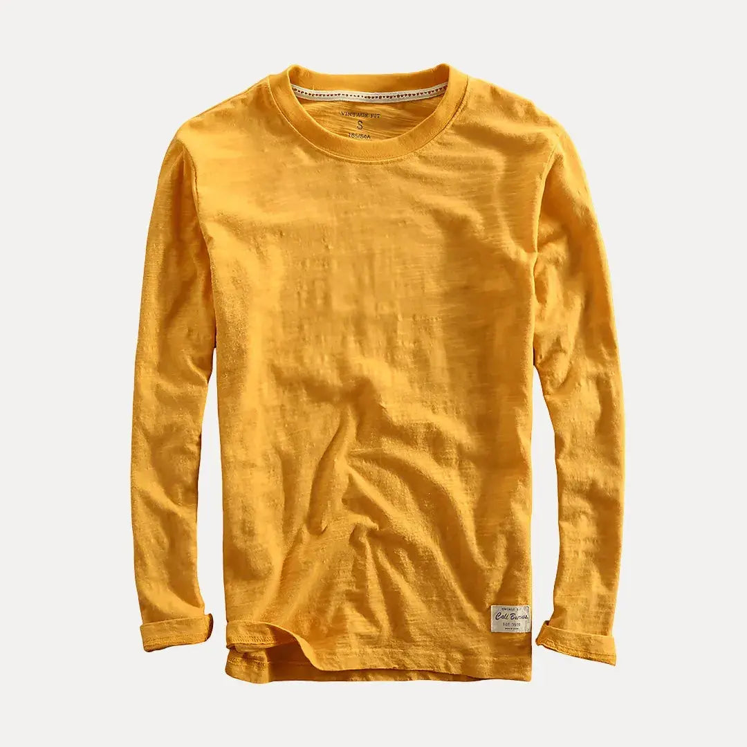 Men's Crew Neck T-Shirt | Long Sleeve