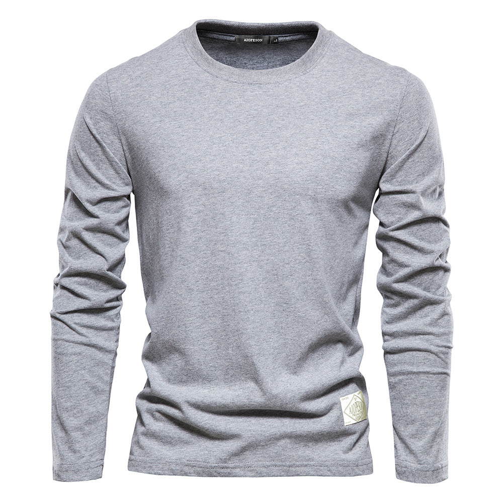 Men's Crew Neck T- T-Shirt | Long Sleeve