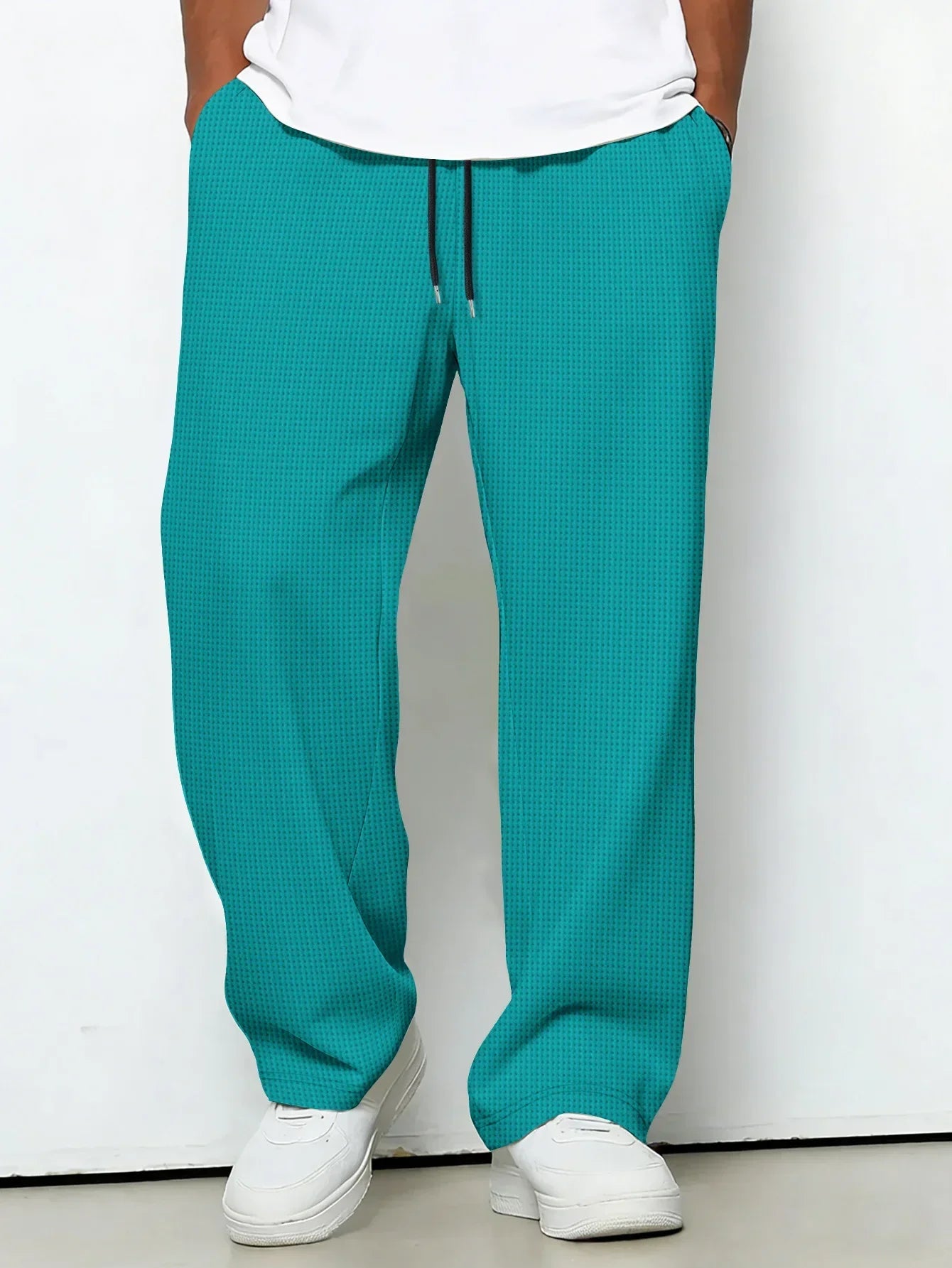 Men's Drawstring Trousers | Wide Leg