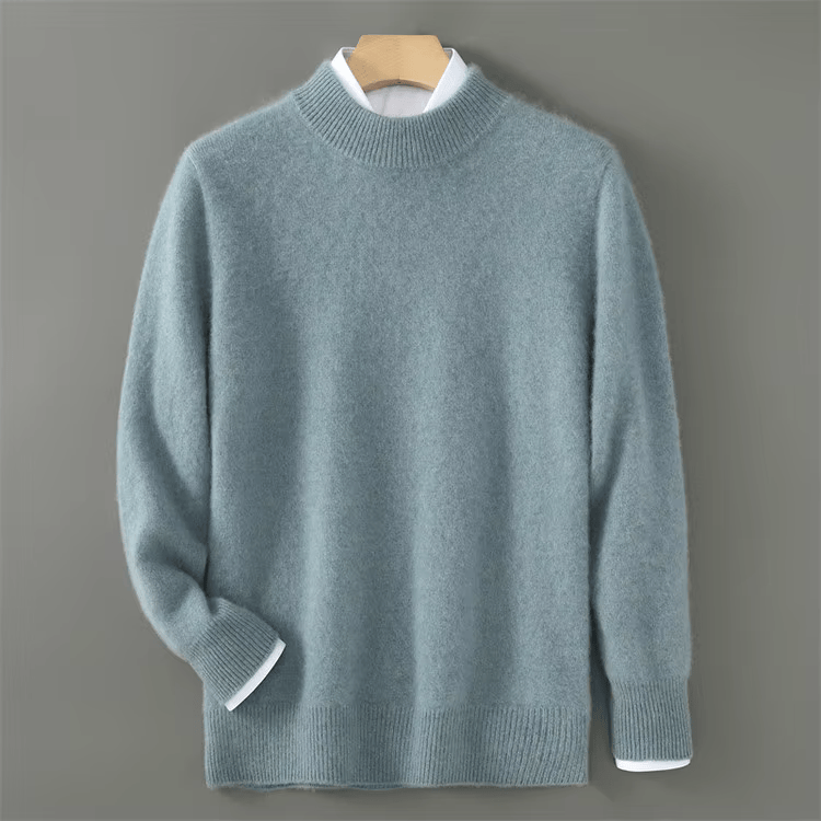 Men's Mock Neck Jumper | Long Sleeve