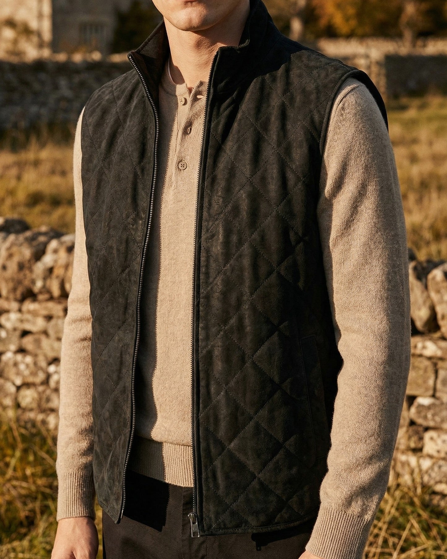Men's Bomber Weatherproof Gilet | Full Zip