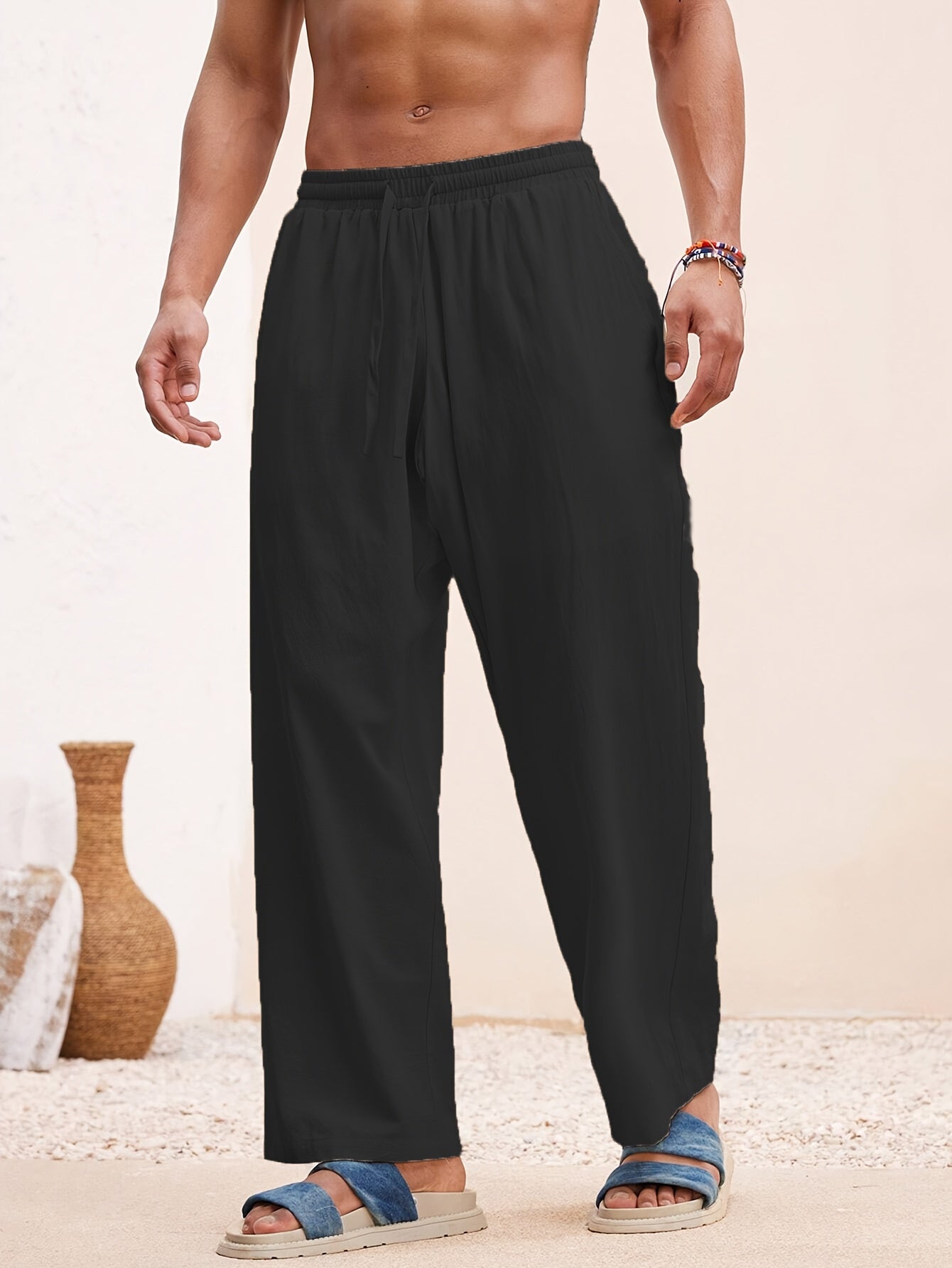 Men's Beach Trousers | Wide Leg