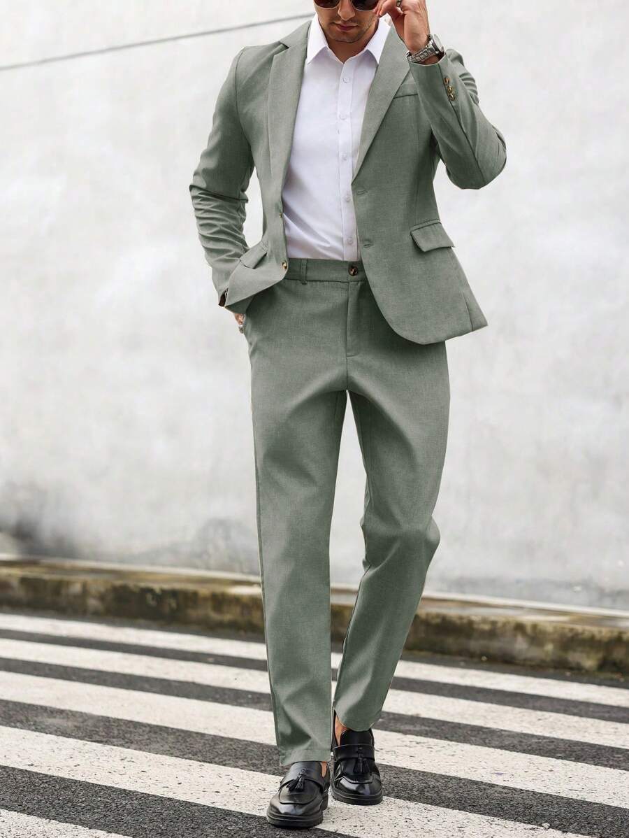Men's Slim Fit Two Piece Suit | Notch Lapel