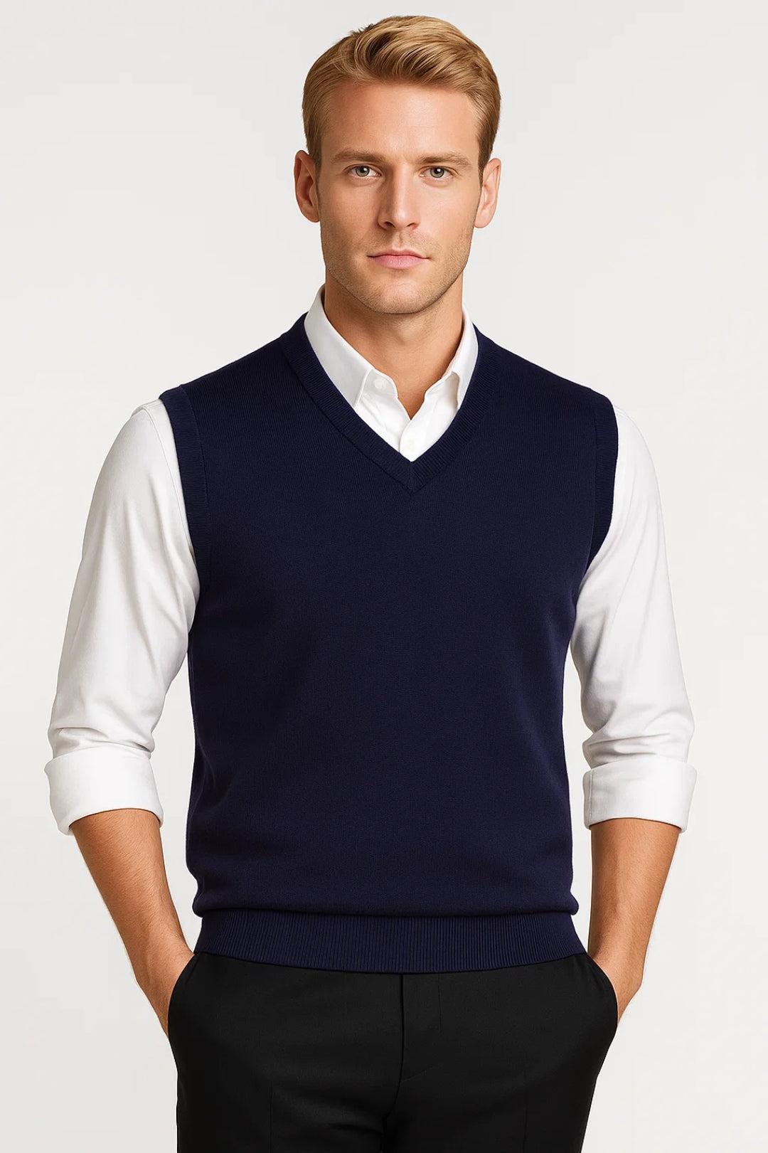 Men's Knitted Jumper | Roll Neck