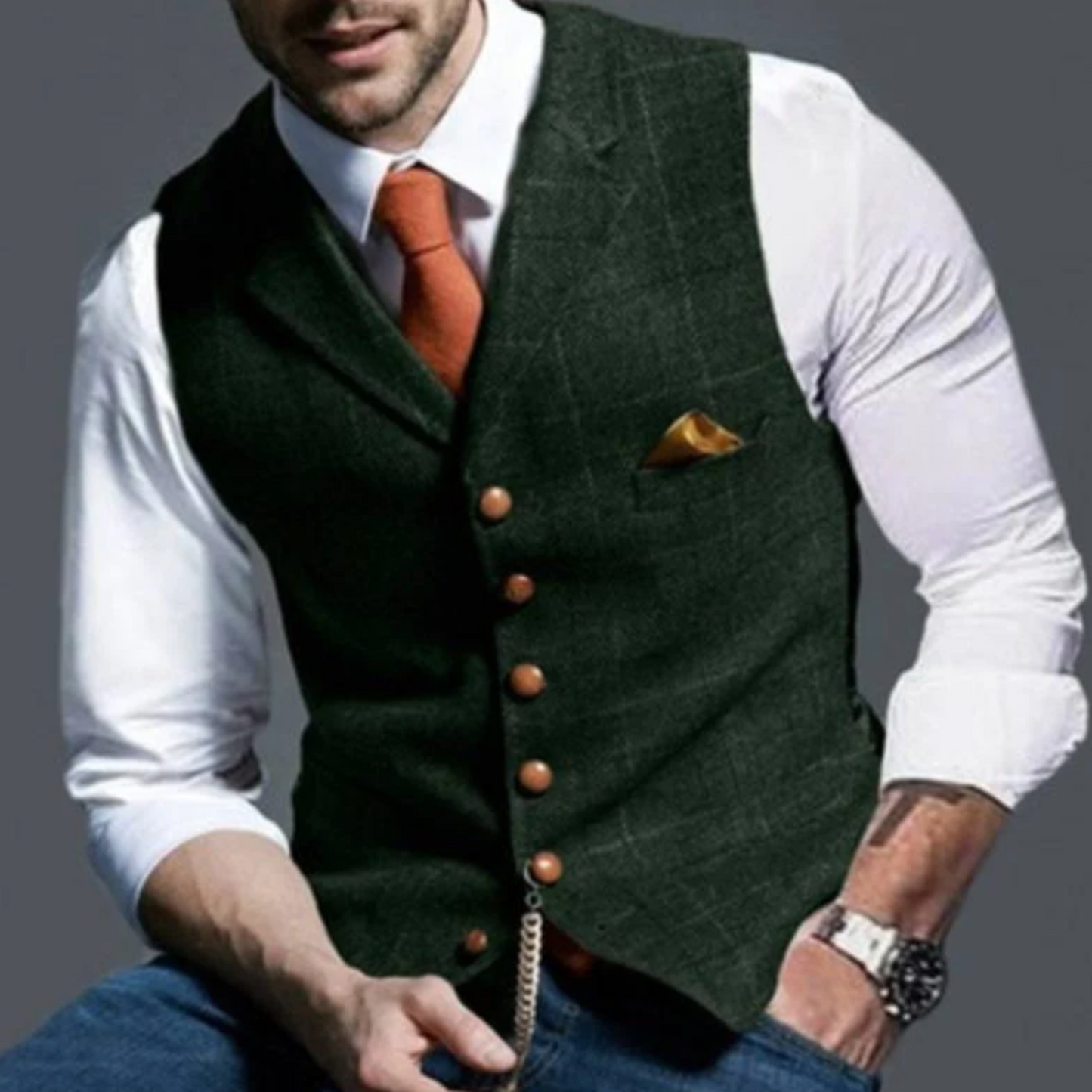 Men's Slim Fit Wedding Suit | Notch Lapel