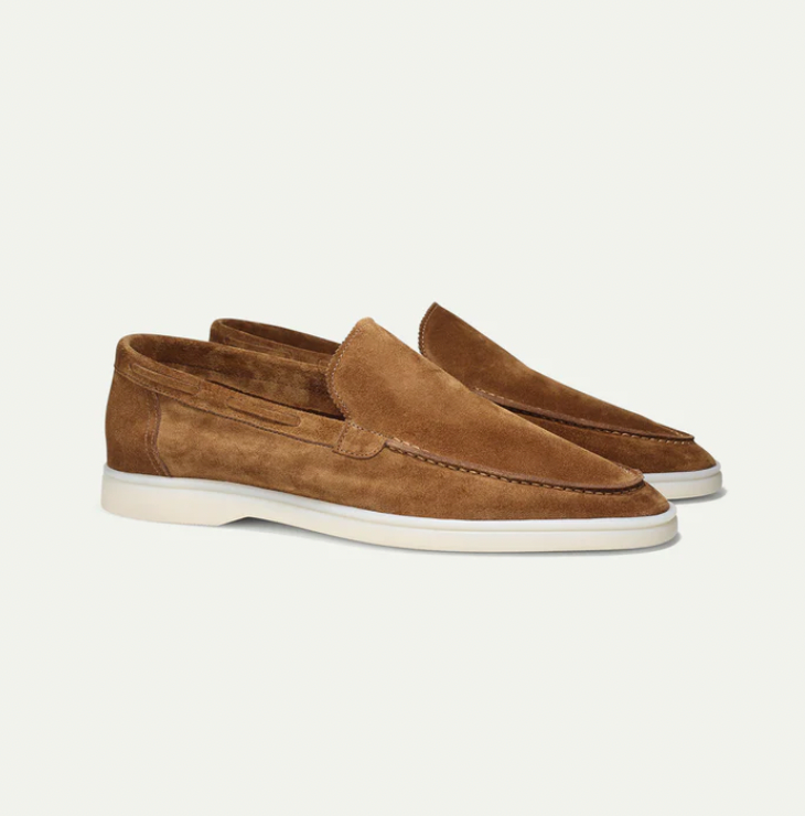 Men's Suede-Look Loafers | Slip On