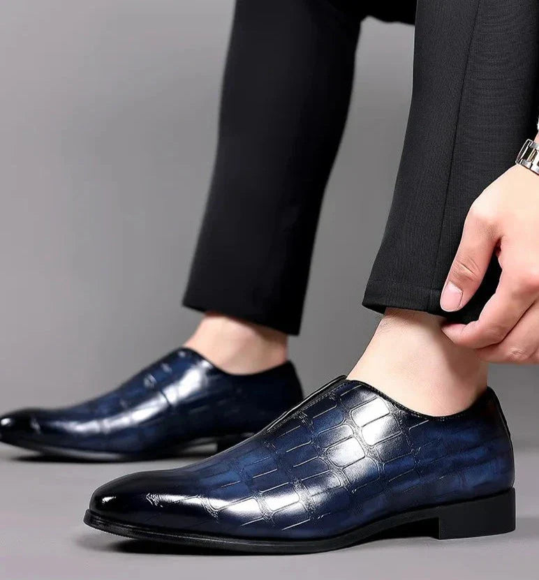 Men's Croc Slip On Loafers | Pointed Toe