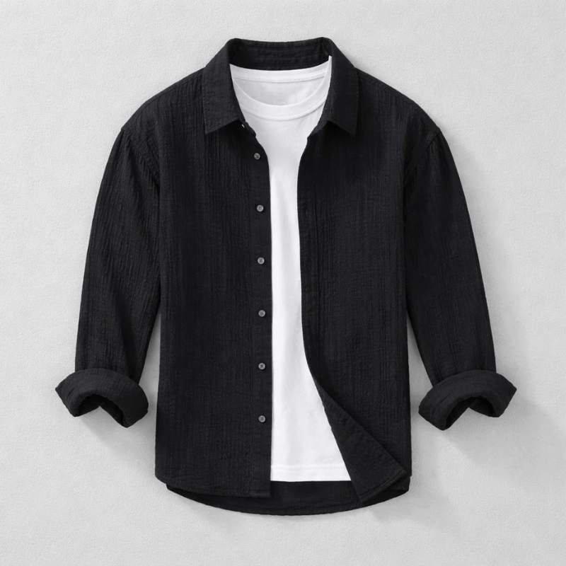 Men's Long Sleeve Overshirt | Button Down
