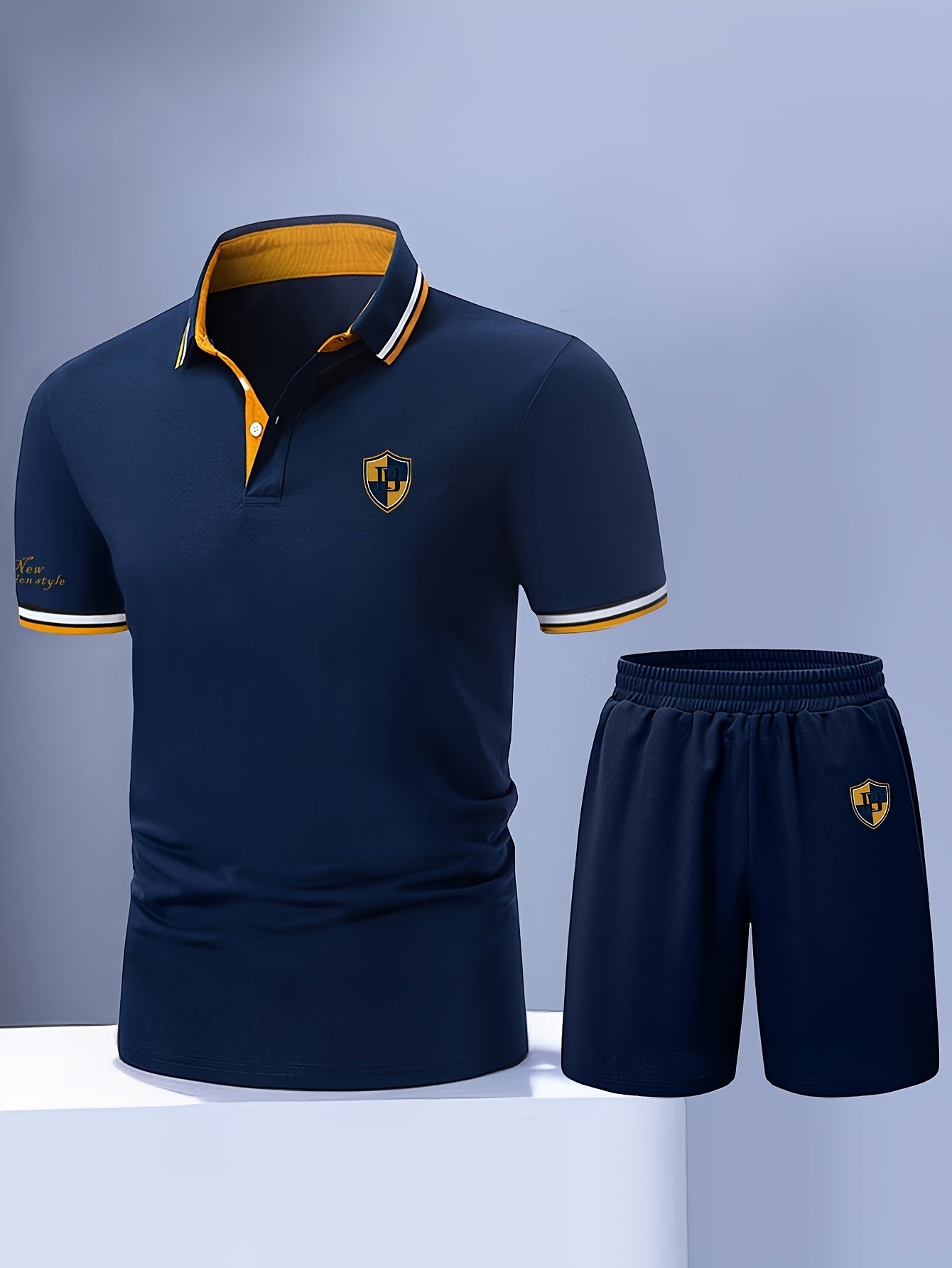 Men's Collar Polo Shirt | 3-Button