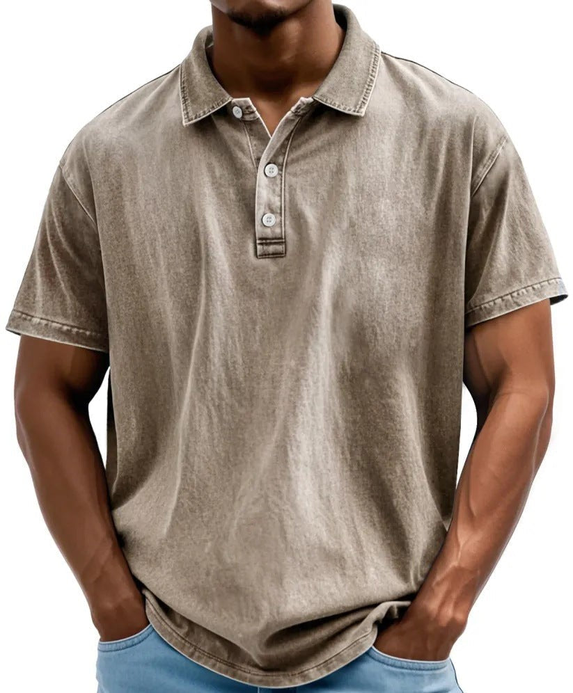 Men's Collar Polo Shirt | Button