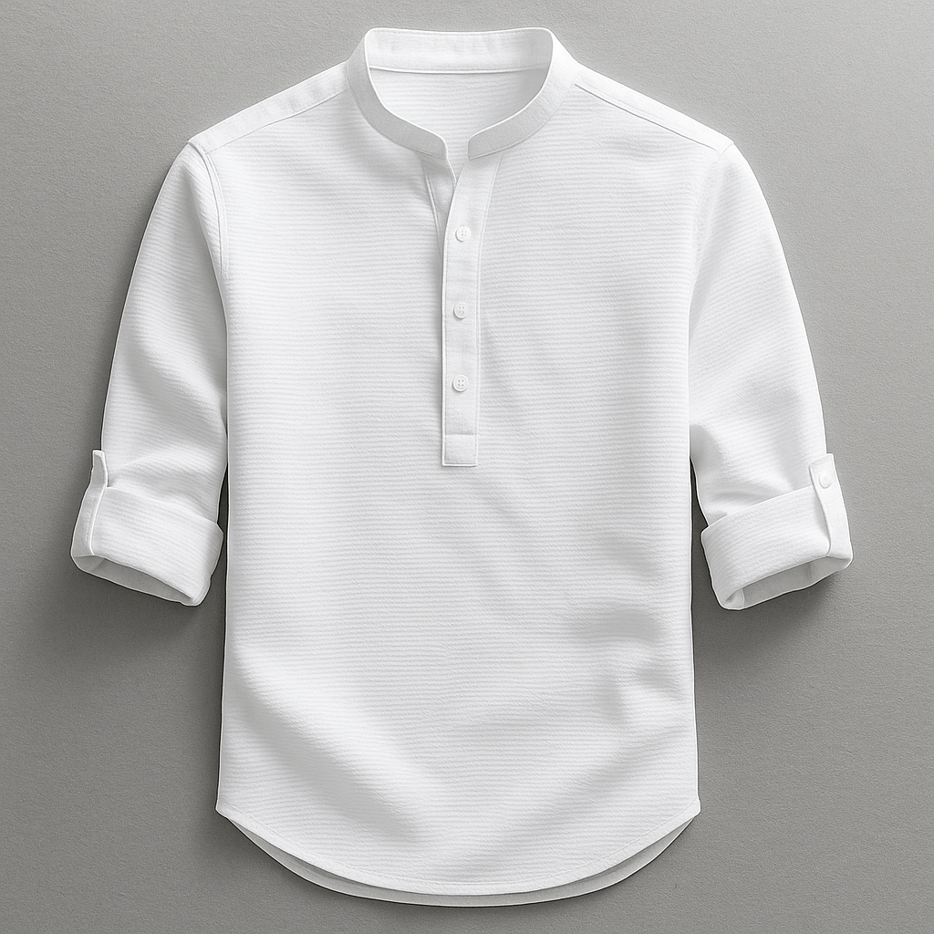 Men's Oxford Long Sleeve Shirt | Button