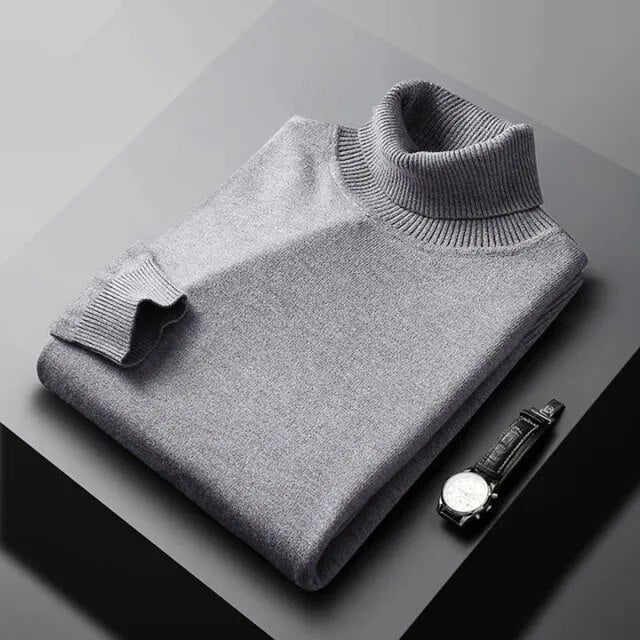 Men's Turtleneck Jumper | Long Sleeve