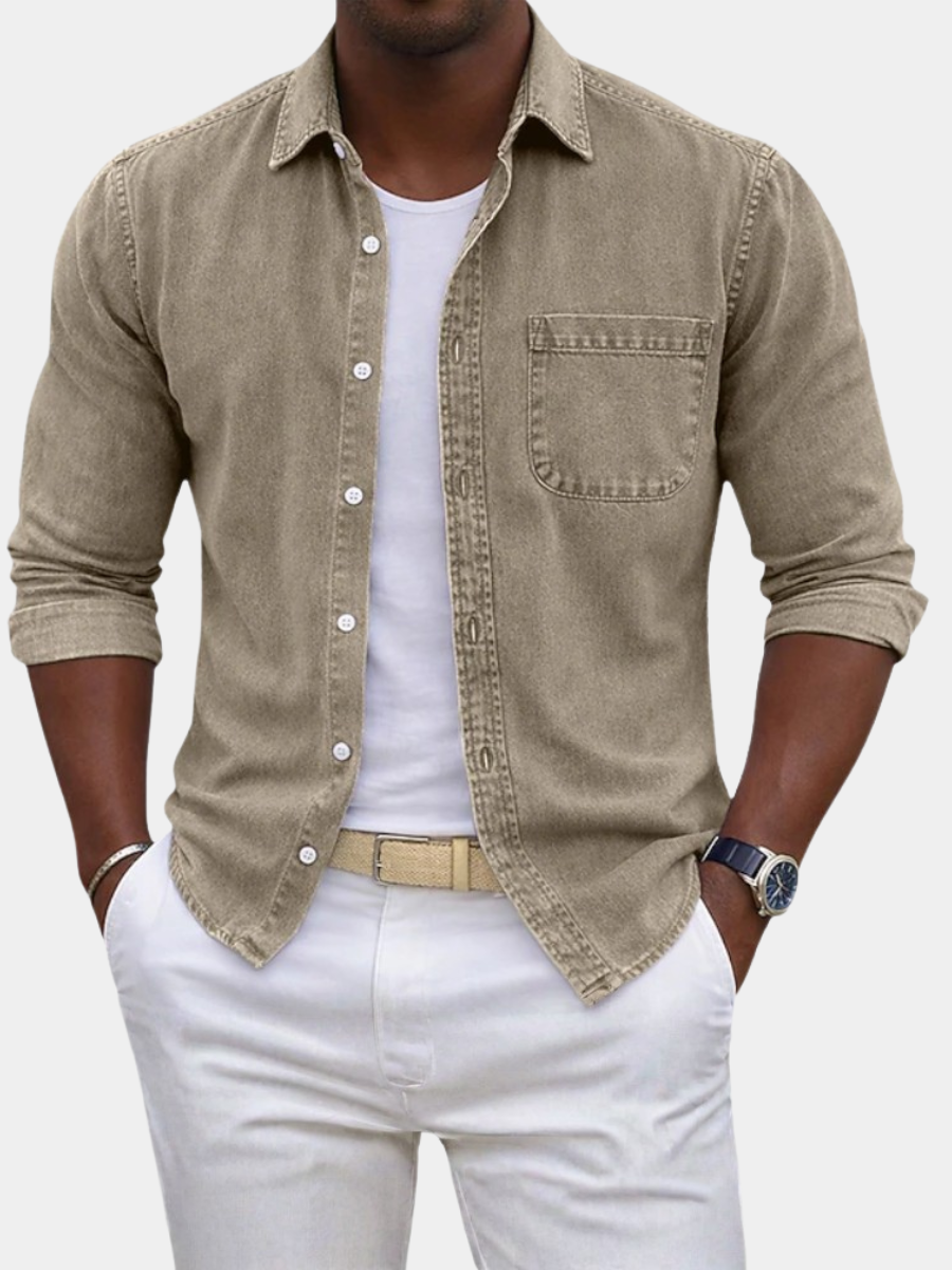 Men's Long Sleeve Shirt | Button-Up