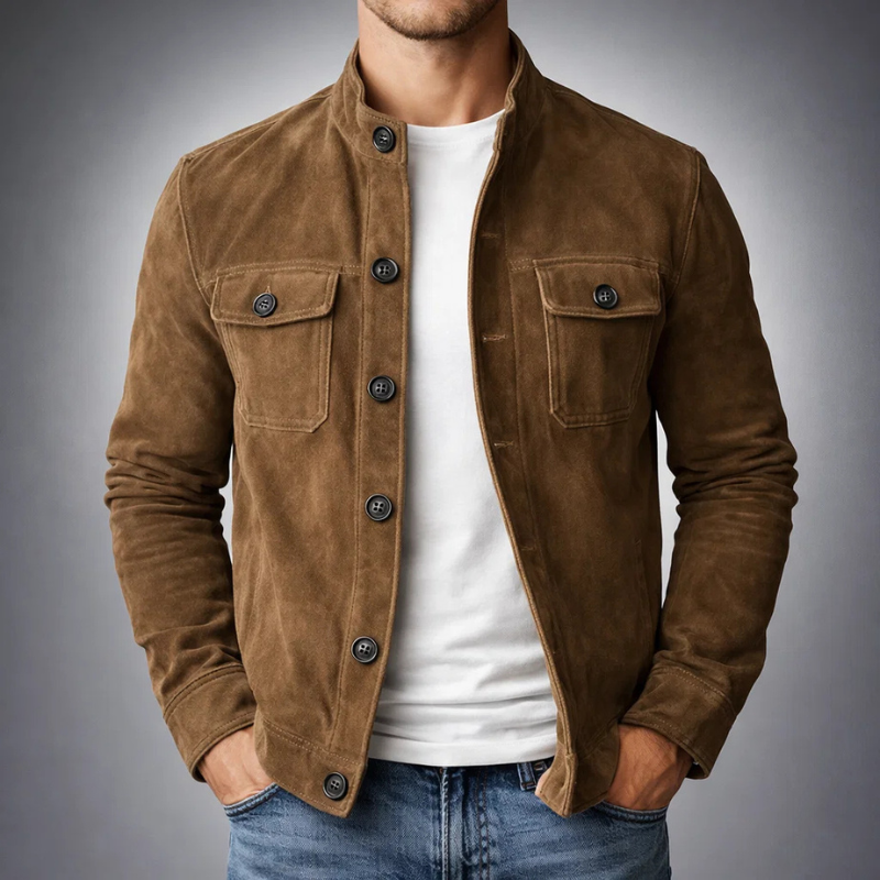Men's Button-Up Overshirt | Long Sleeve