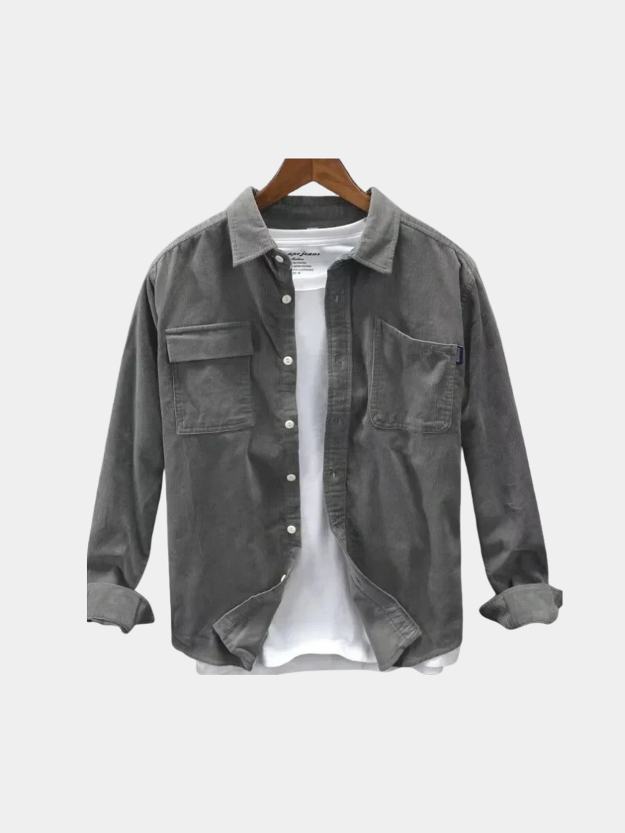 Men's Long Sleeve Shirt | Button-Front