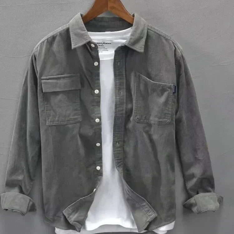Men's Long Sleeve Shirt | Button-Front