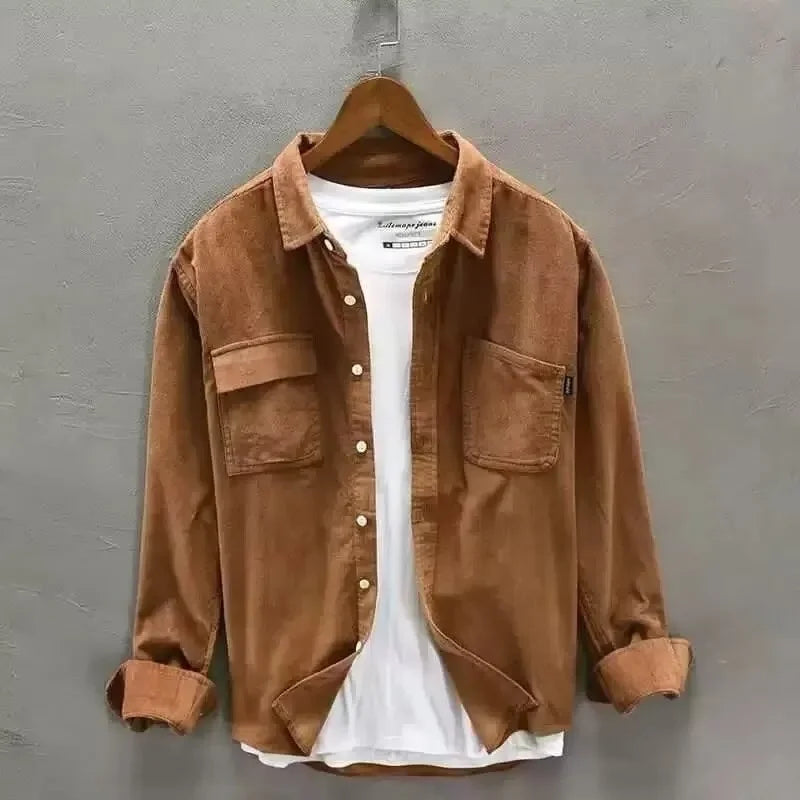 Men's Long Sleeve Shirt | Button-Front
