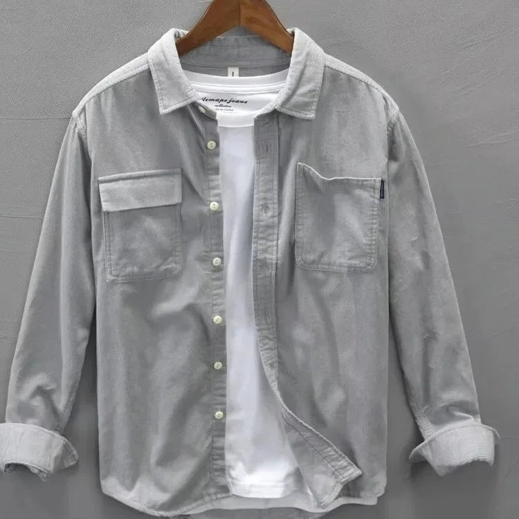 Men's Long Sleeve Shirt | Button-Front