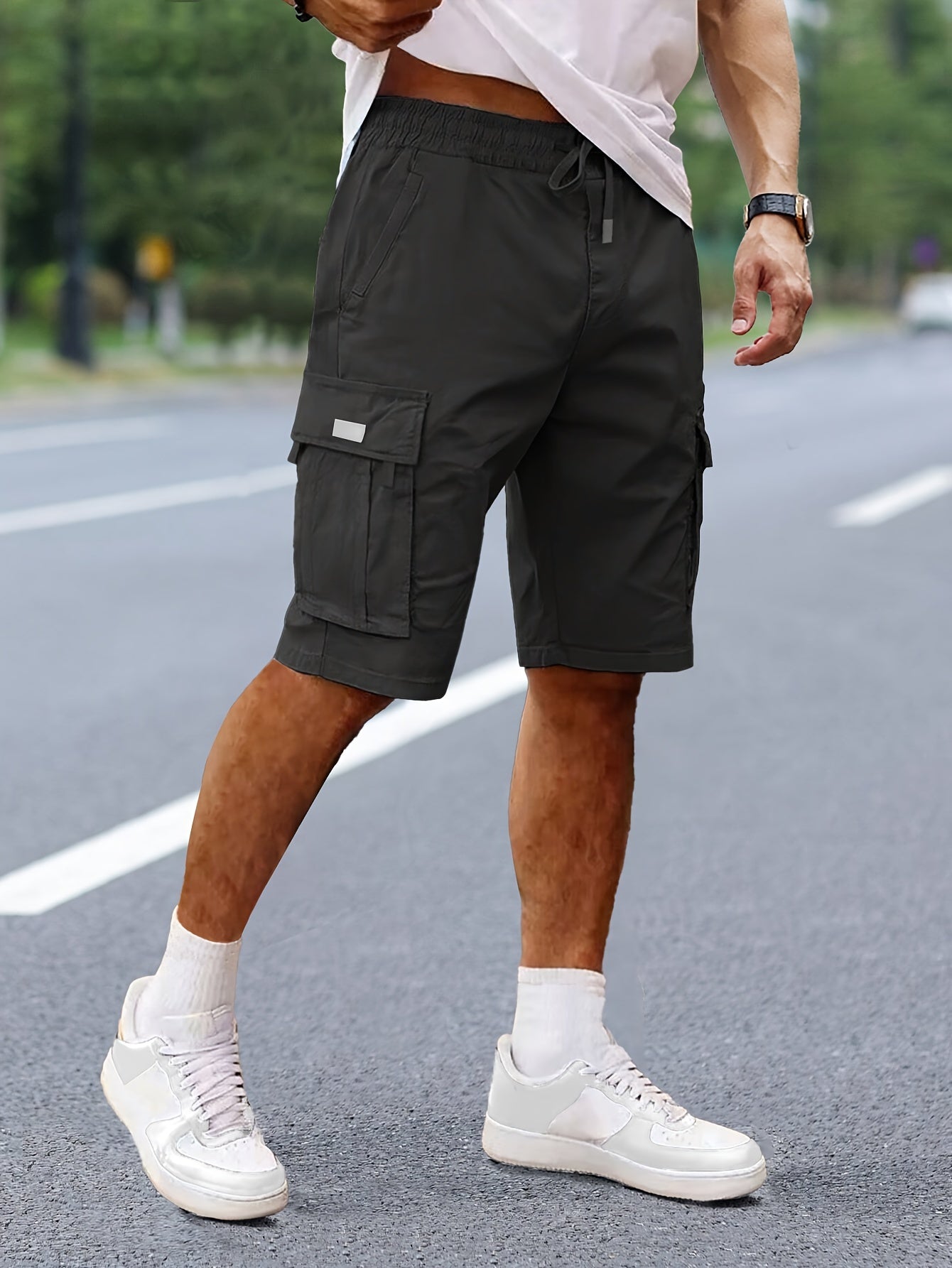 Men's Cargo Shorts | Drawstring Waist