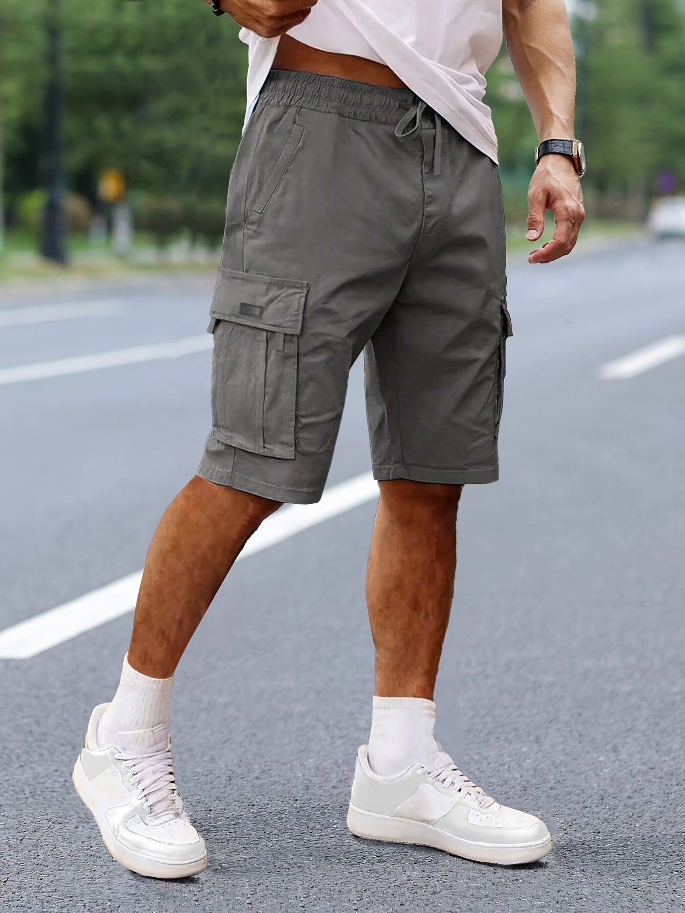 Men's Cargo Shorts | Drawstring Waist