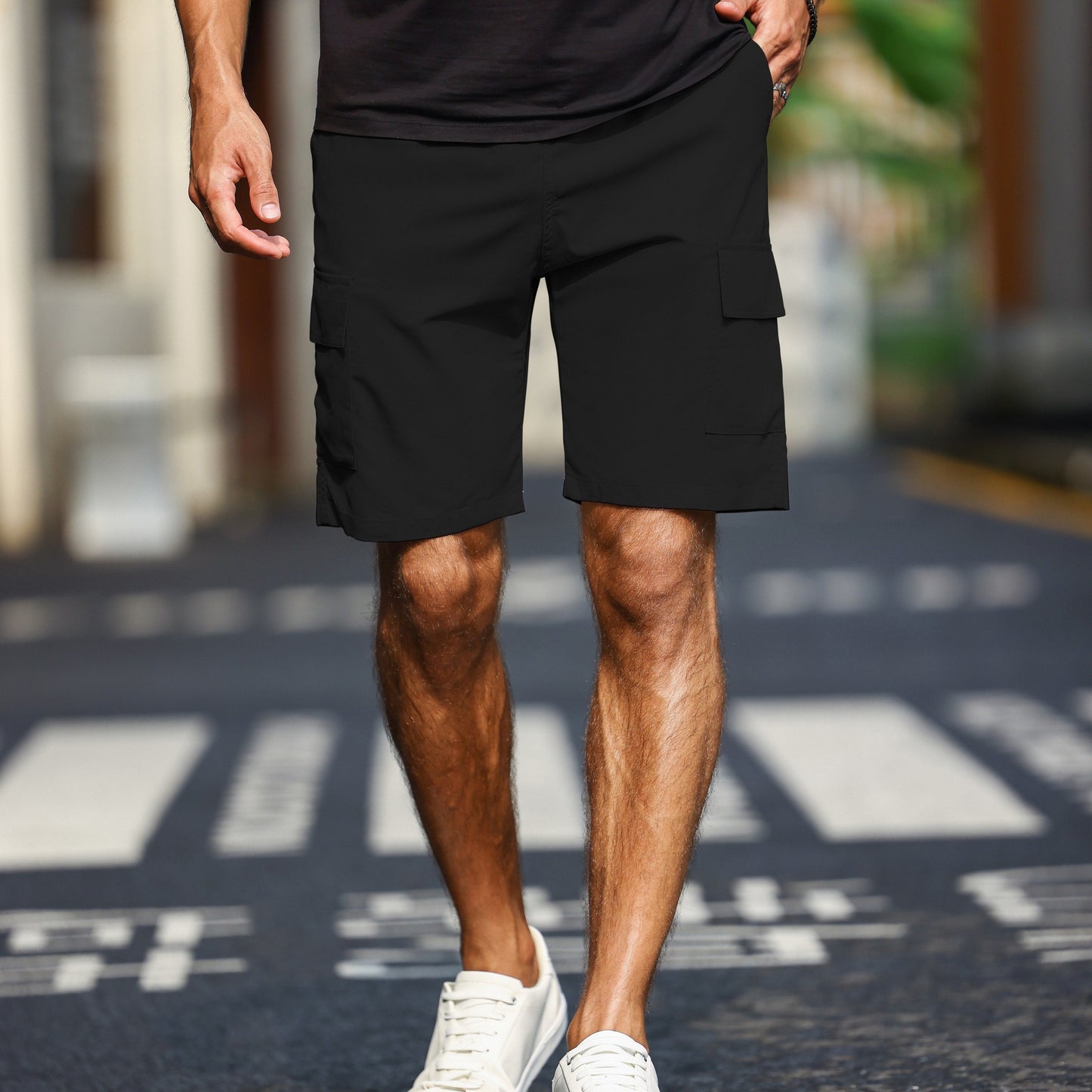 Men's Cargo Shorts | Elastic Waist