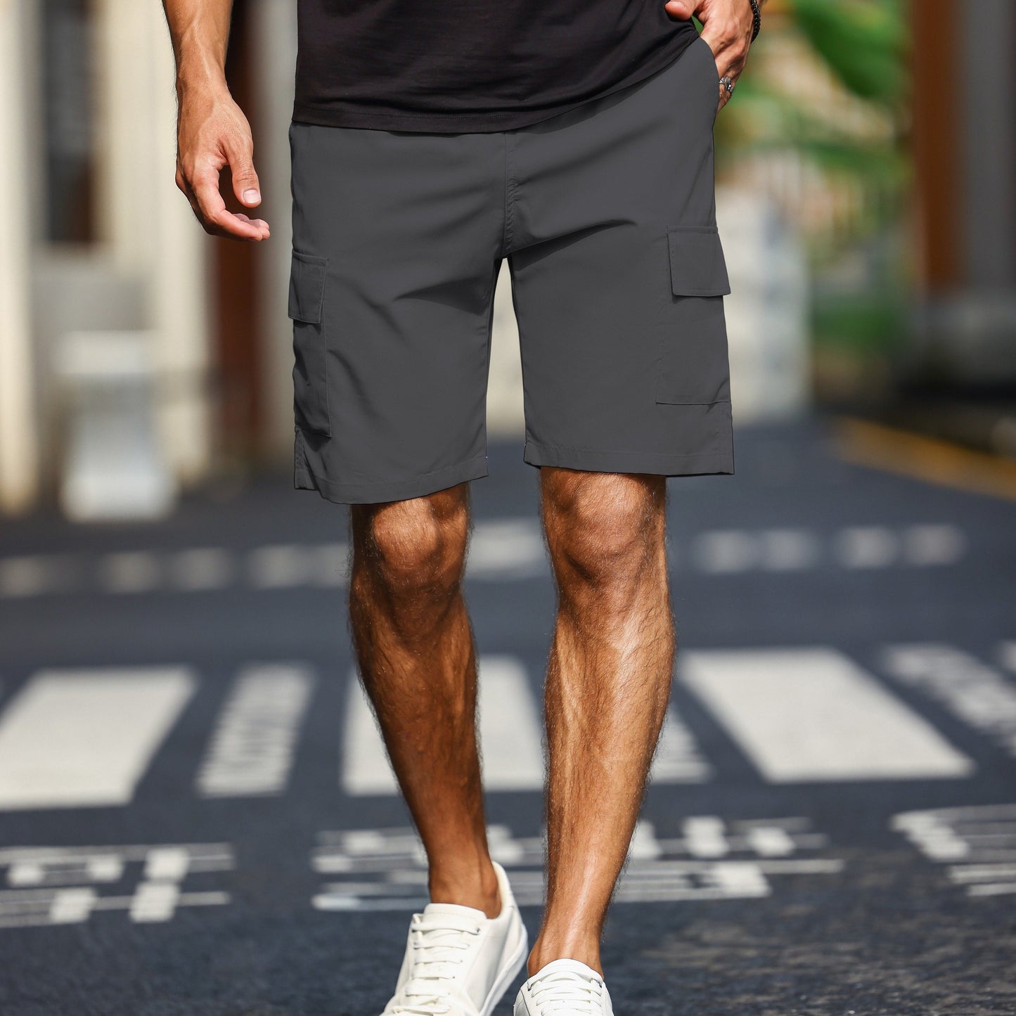 Men's Cargo Shorts | Elastic Waist