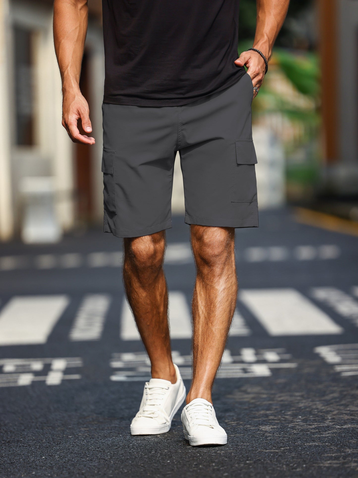 Men's Cargo Shorts | Elastic Waist