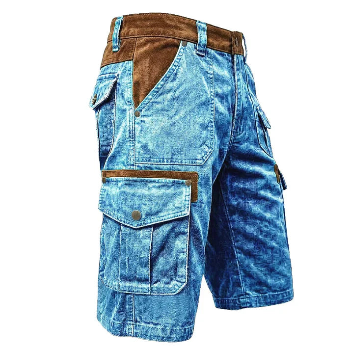 Men's Denim Cargo Shorts | Utility