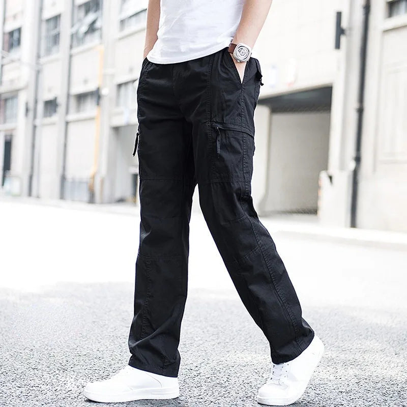 Men's Cargo Trousers | Zip Pockets