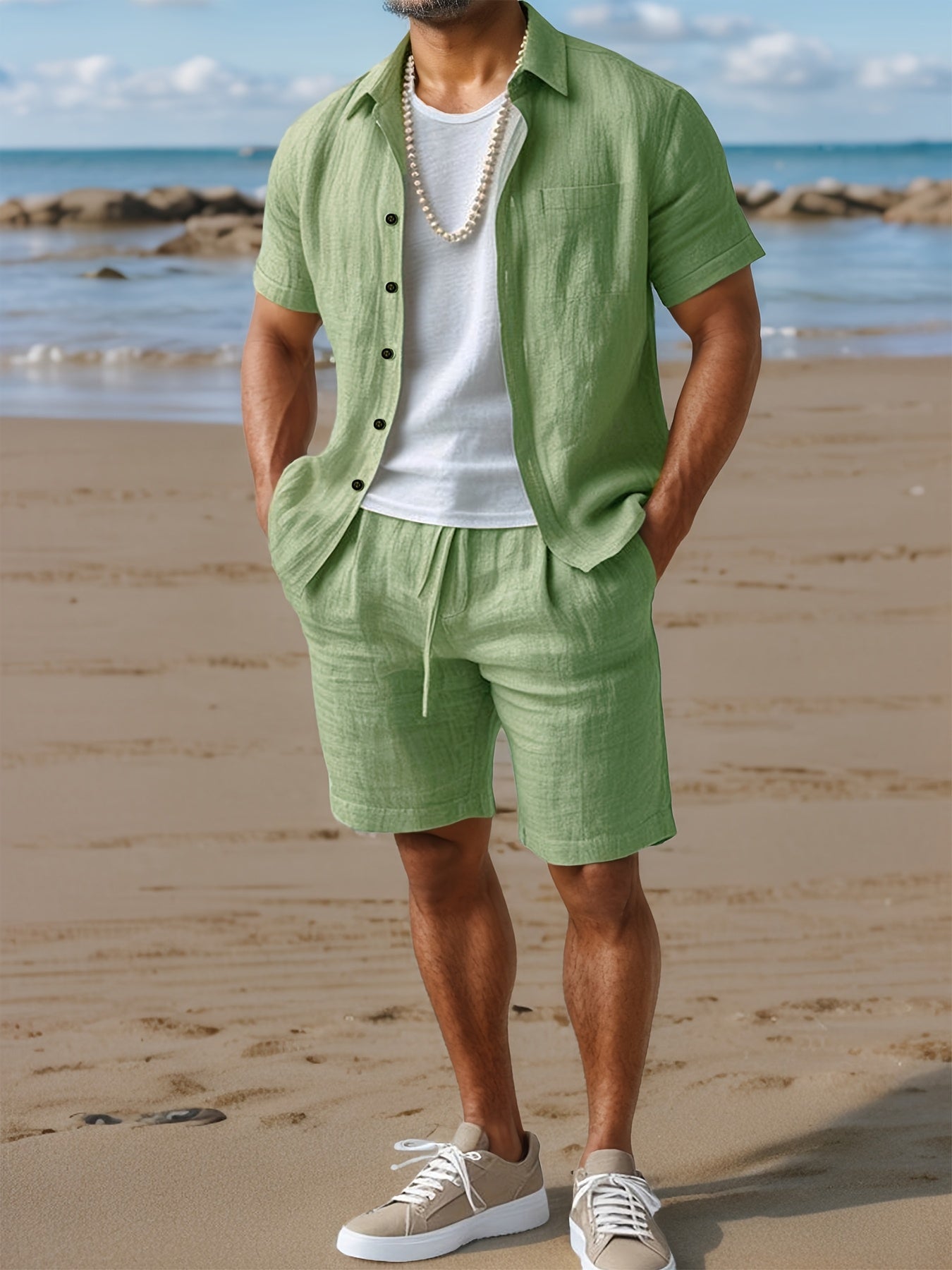 Men's Beach Shorts | Knee Length