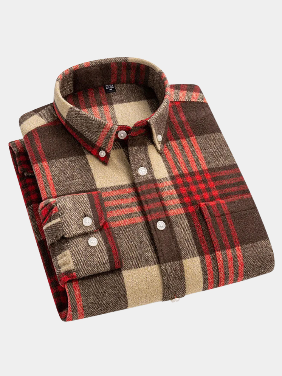 Men's Flannel Check Shirt | Button Down