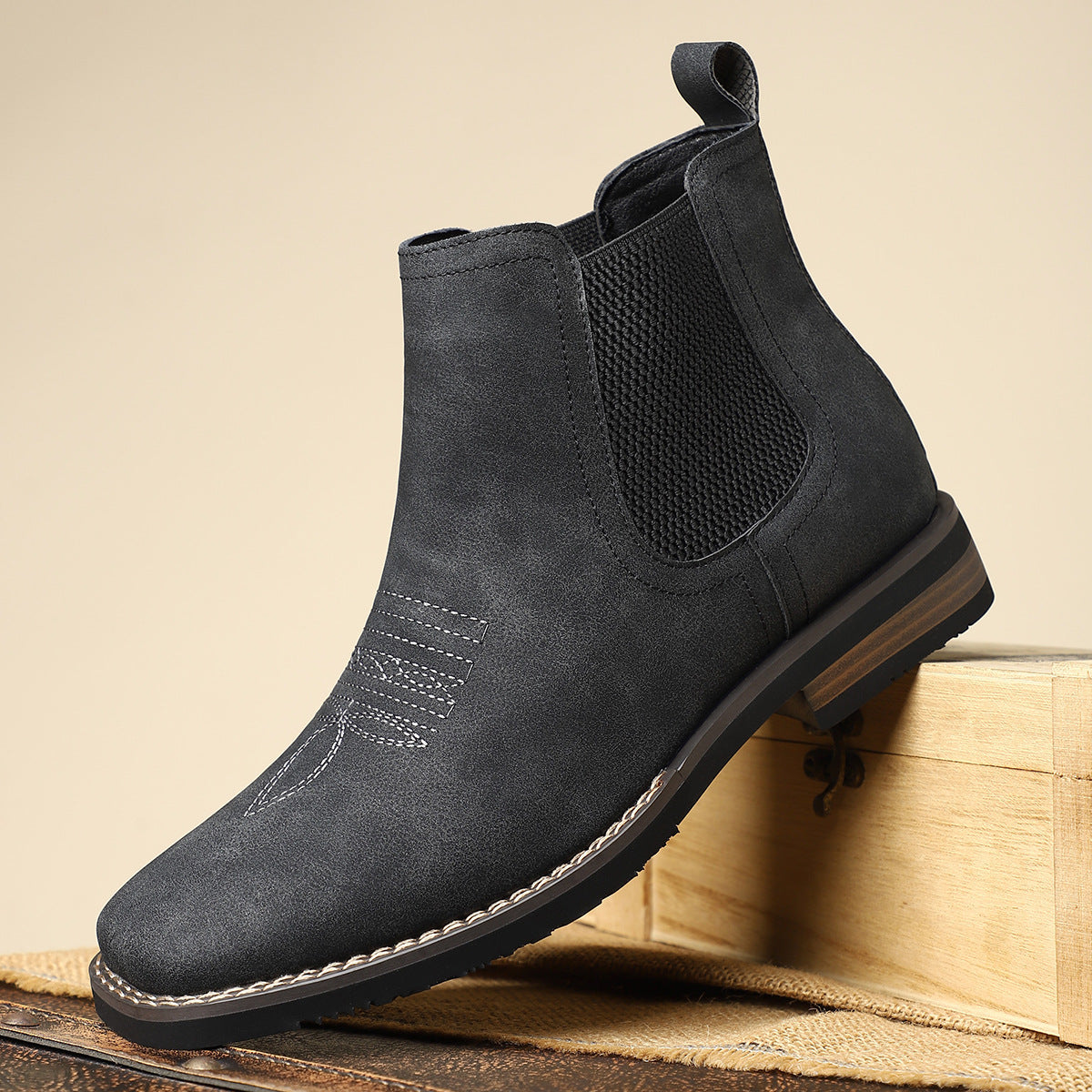 Men's Chelsea Boots | Block Heel