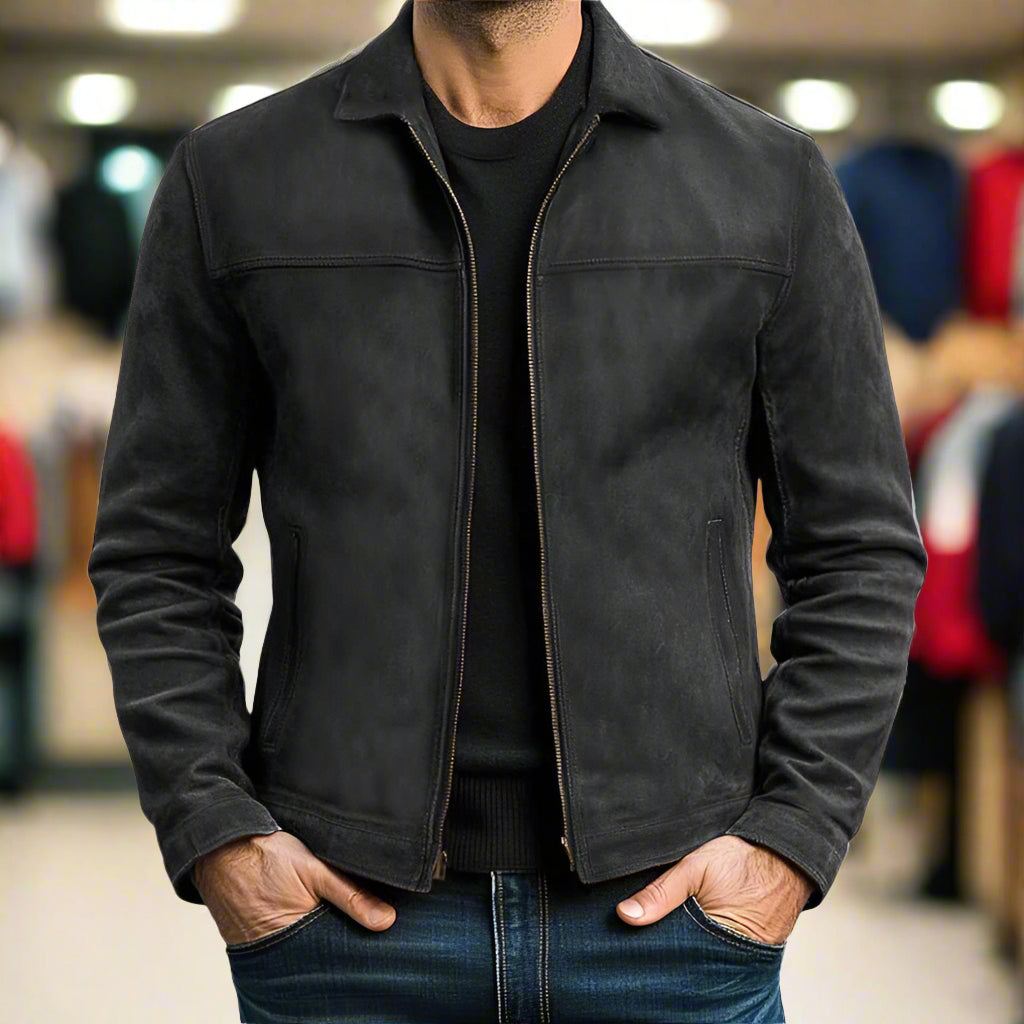 Men's Collared Jacket | Zip Up