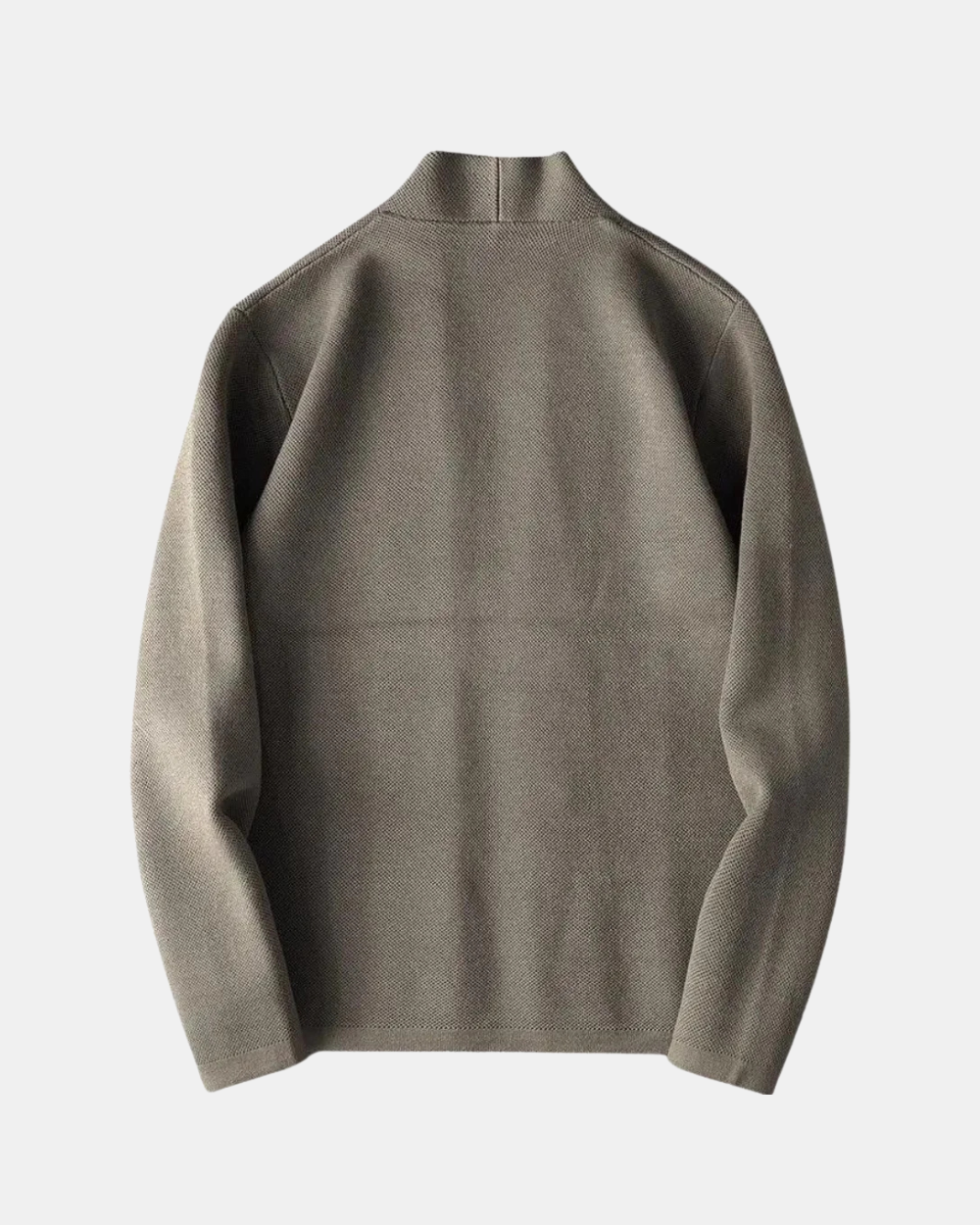 Men's Collarless Button Overshirt | Long Sleeve