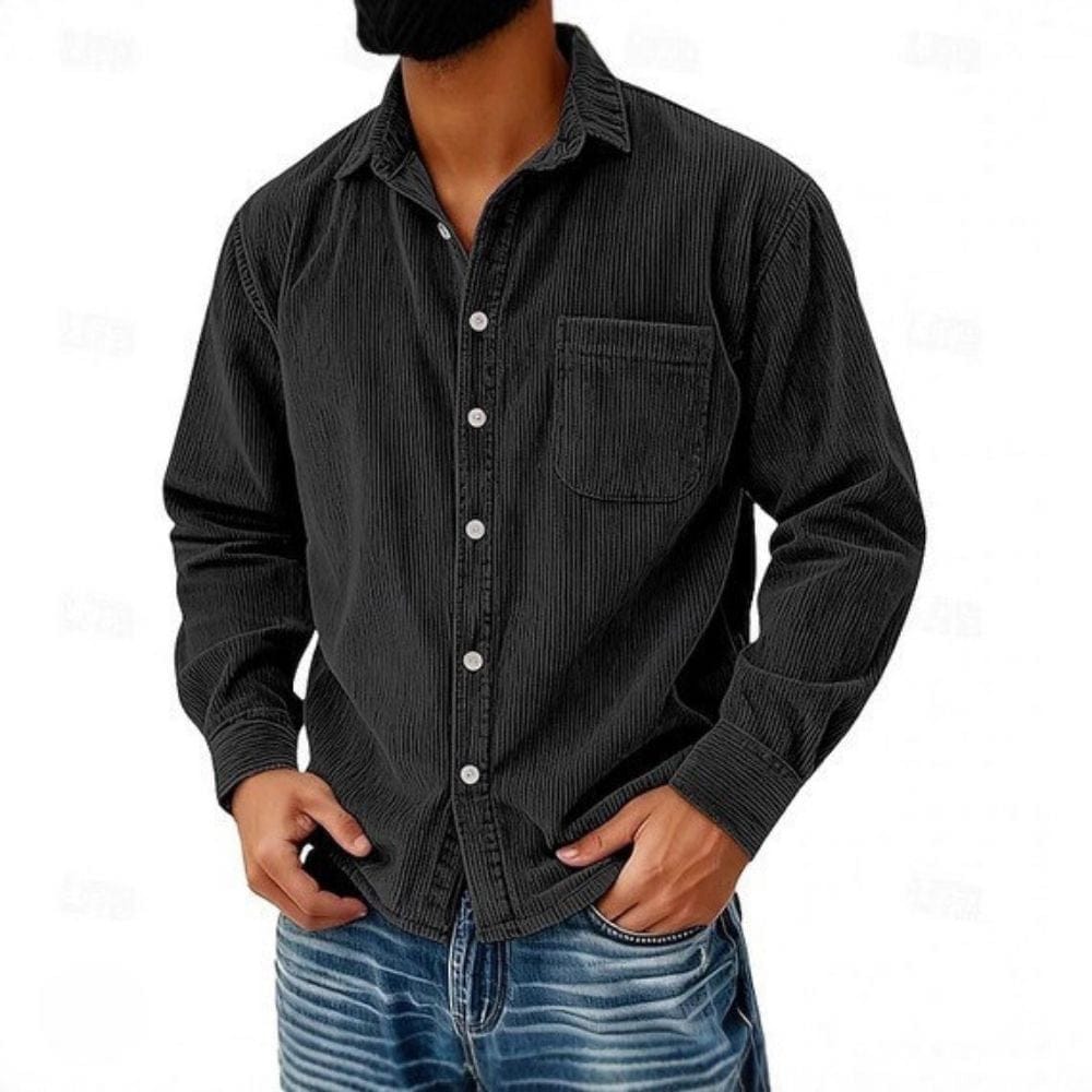 Men's Long Sleeve Shirt | Chest Pocket