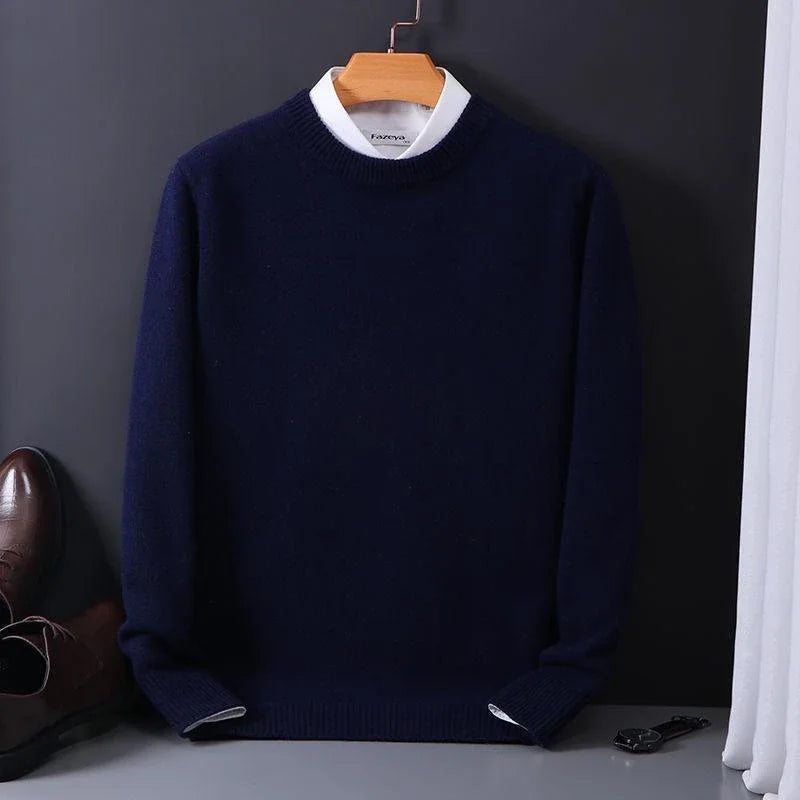 Men's Knitted Jumper | Crew Neck